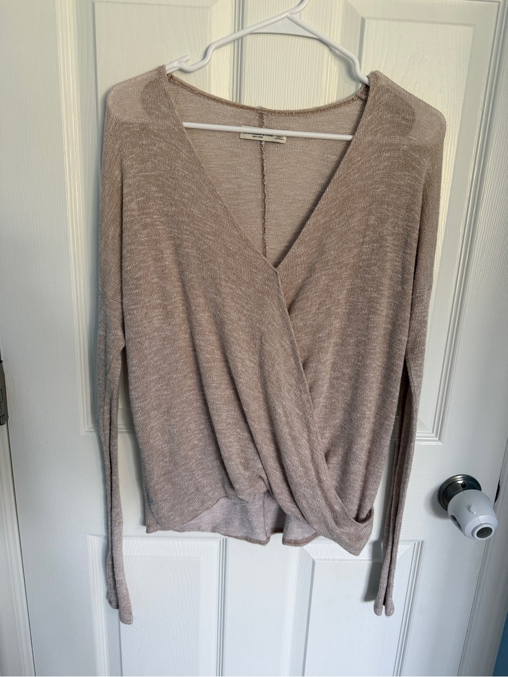 Abercrombie and Fitch Long Sleeve Wrap Top
